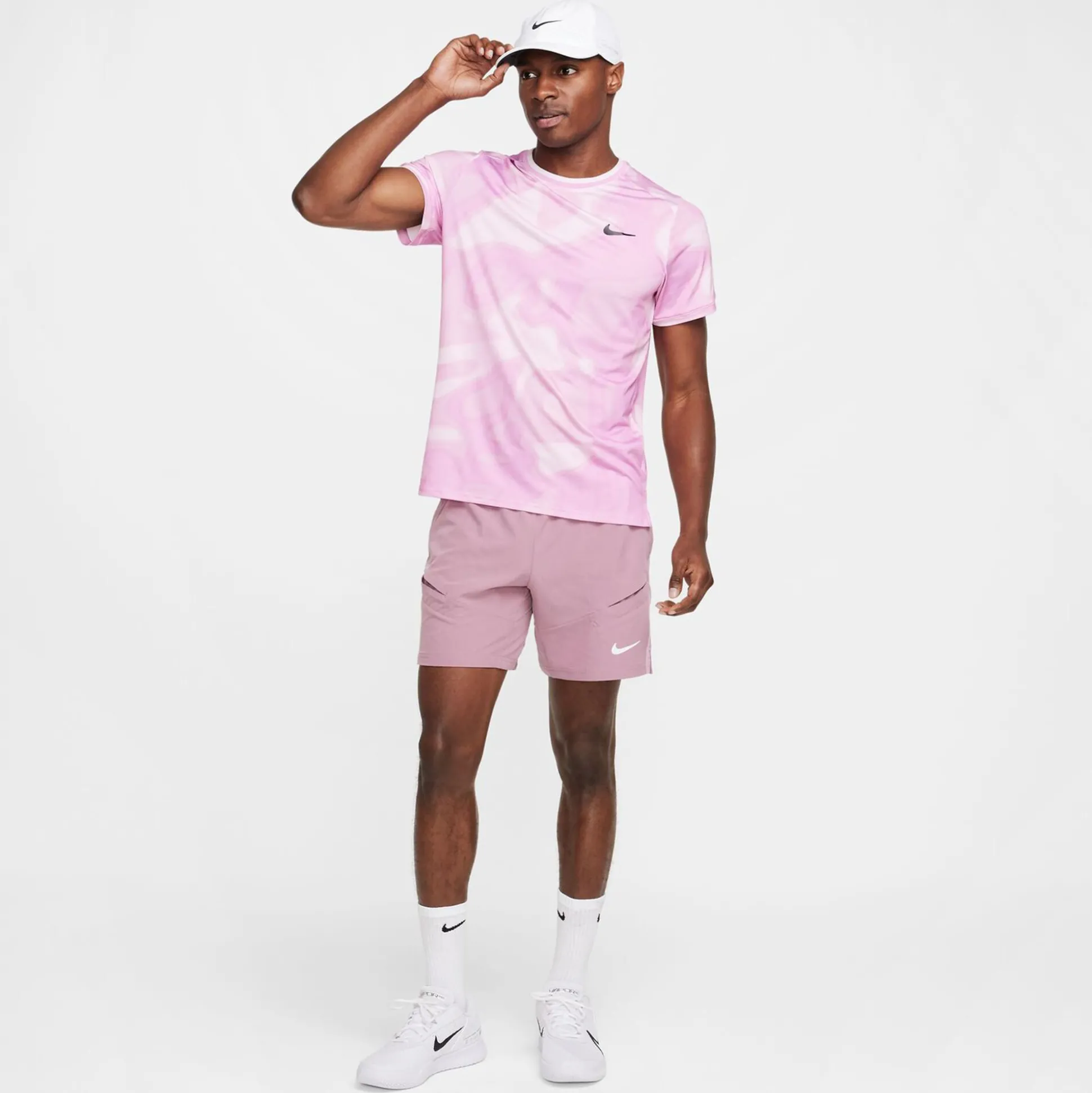 Best Court Dri-Fit Advantage 7in Shorts Men - Antique Pink Shorts