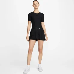 Discount Court Dri-Fit Advantage Pleated Skirt Women - Black, White Skirts