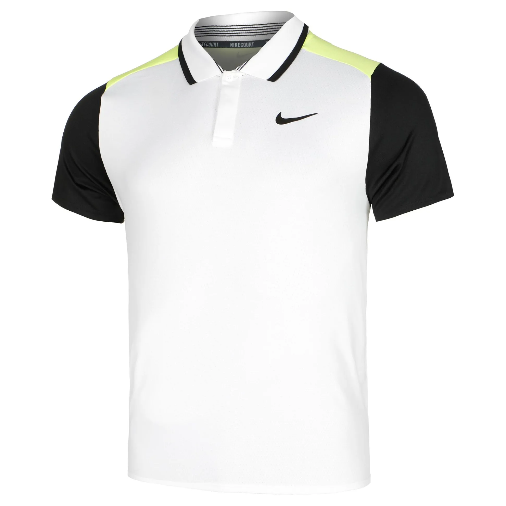 Online Court Dri-Fit Advantage Polo Men - White, Black Shirts