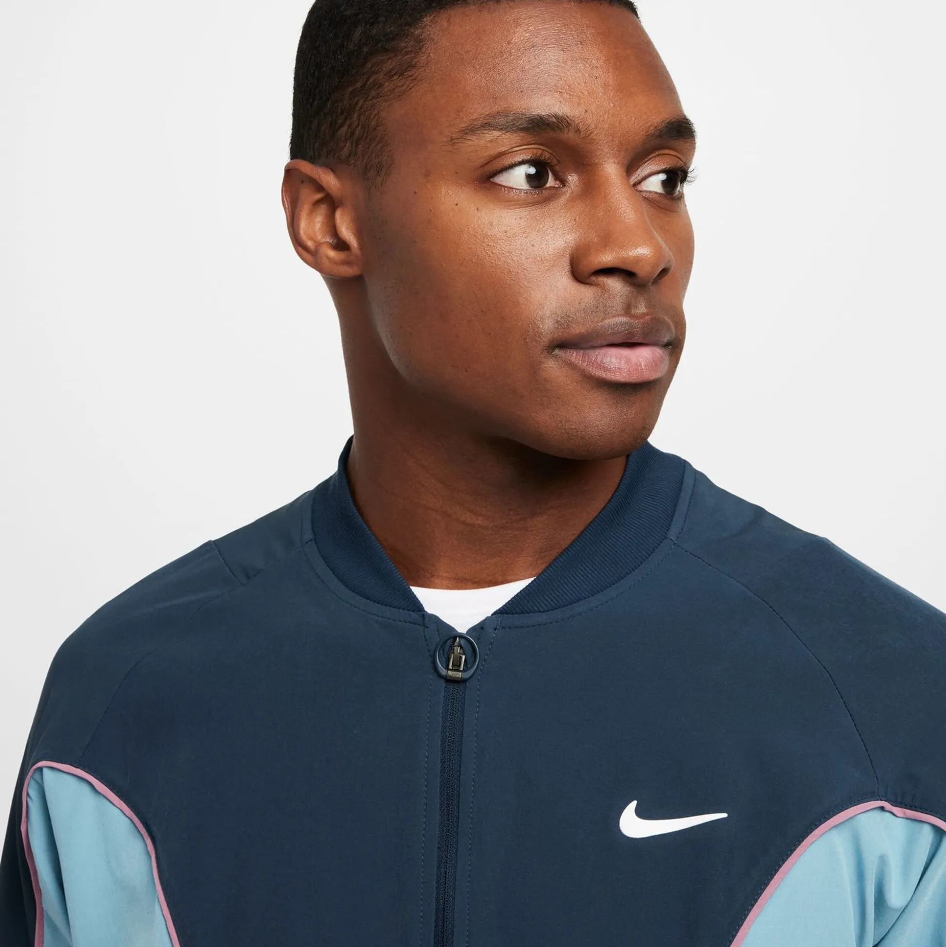 Shop Court Dri-Fit Advantage Training Jacket Men - Dark Blue, Light Blue Jackets