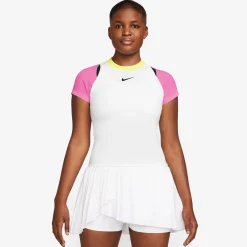 Sale Court Dri-Fit Advantage T-Shirt Women - White, Pink Shirts