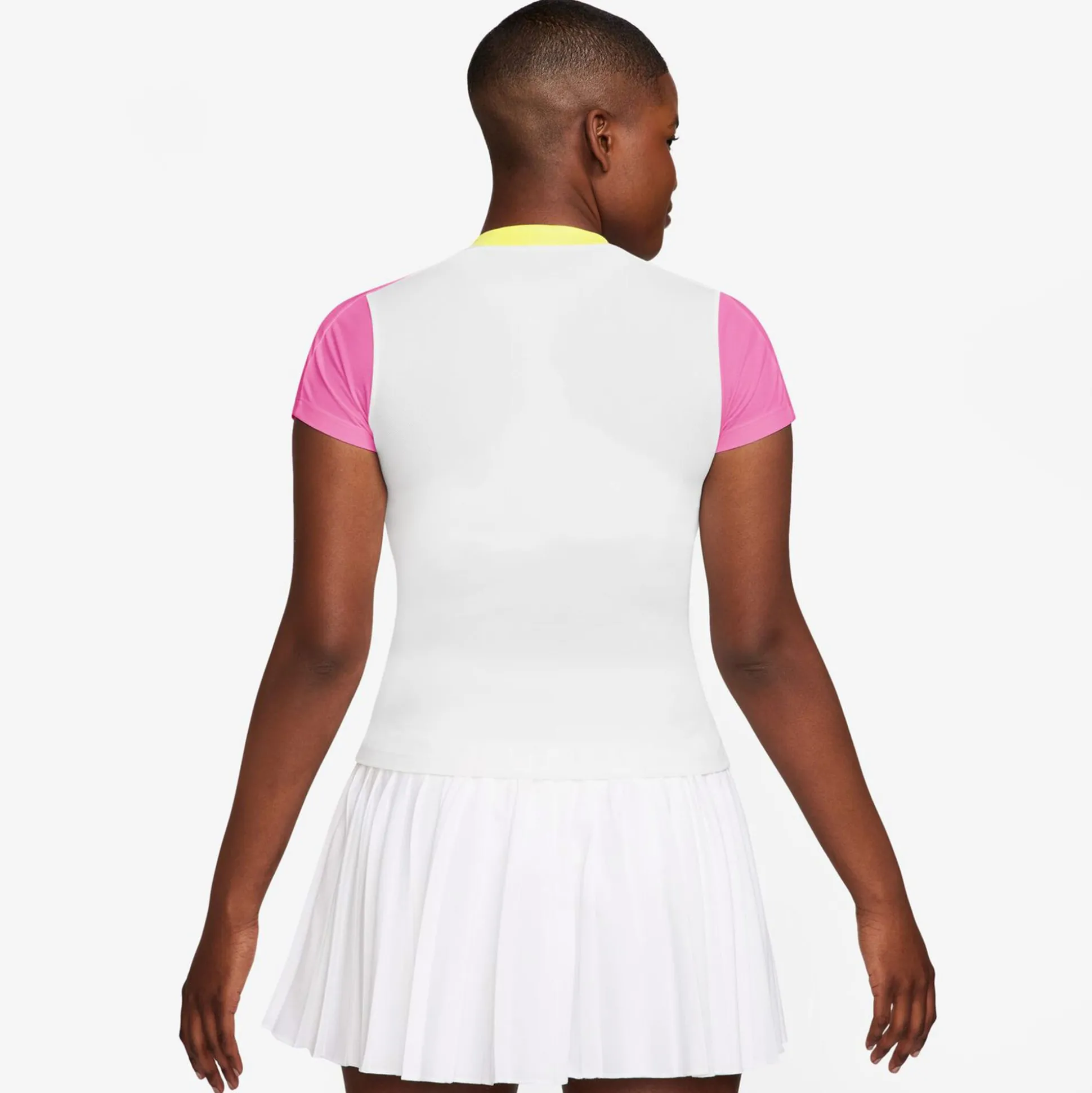 Sale Court Dri-Fit Advantage T-Shirt Women - White, Pink Shirts
