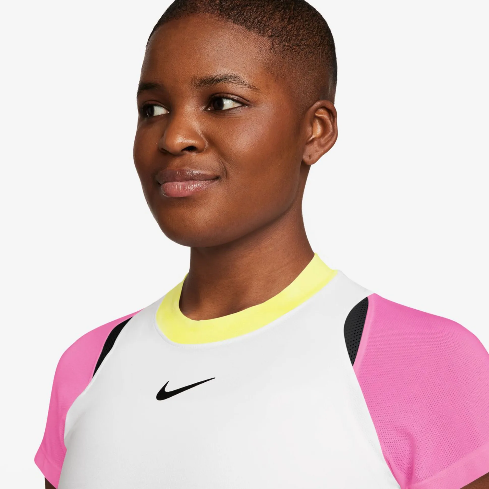 Sale Court Dri-Fit Advantage T-Shirt Women - White, Pink Shirts