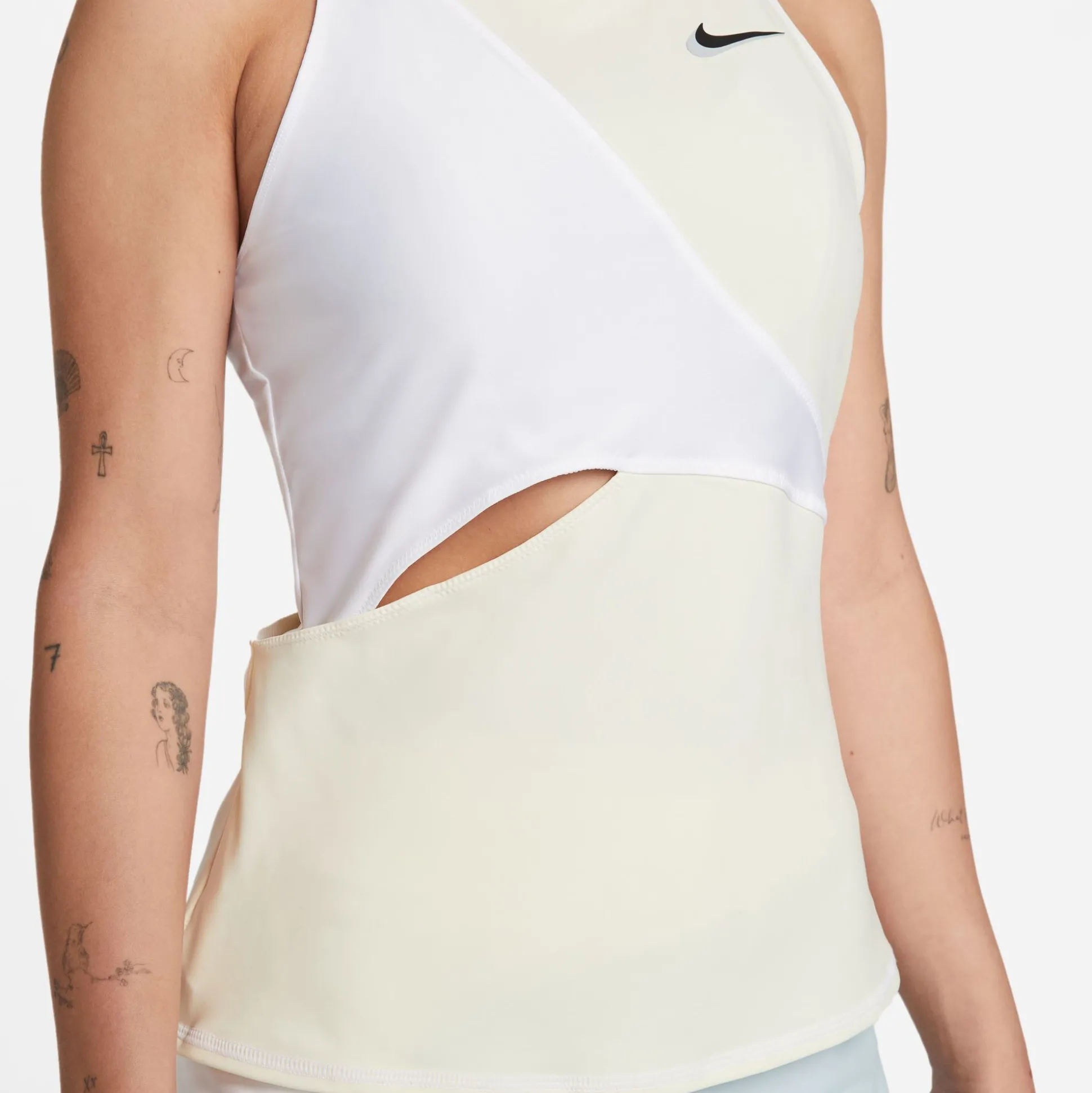 Best Court Dri-Fit Slam NT PS Tank Top Women - Cream, White Tops