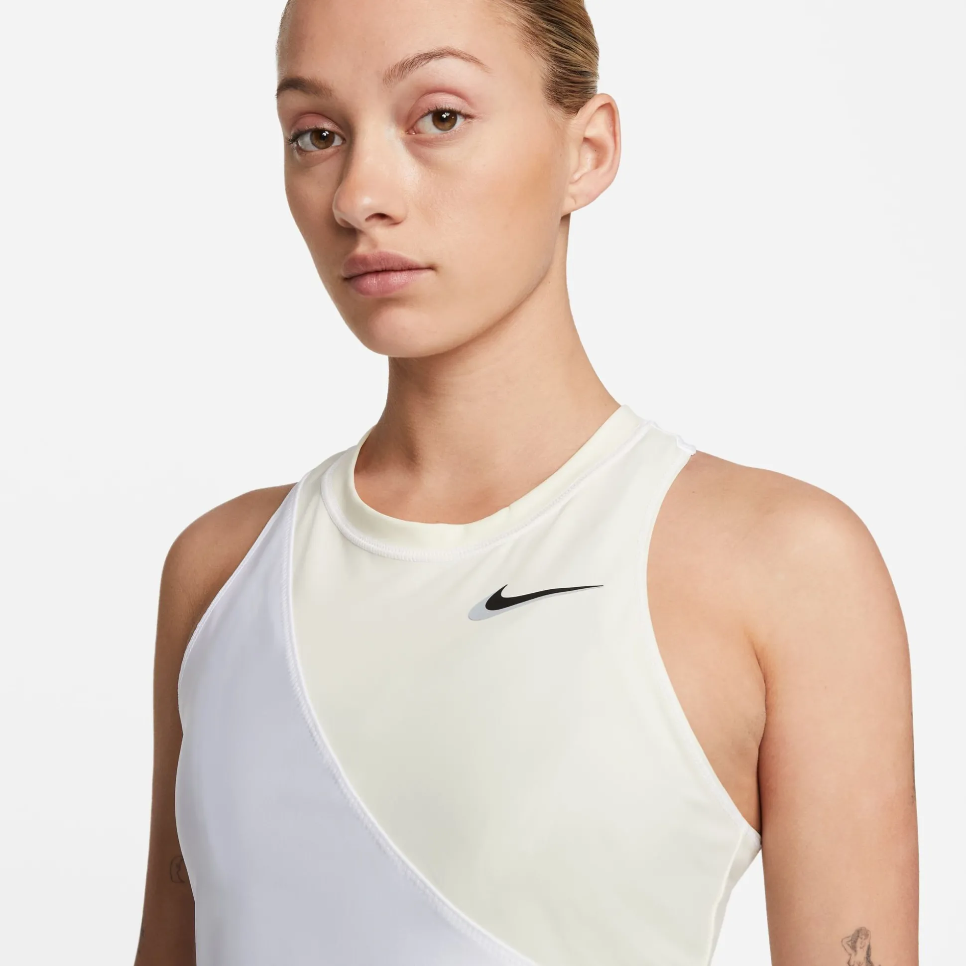 Best Court Dri-Fit Slam NT PS Tank Top Women - Cream, White Tops