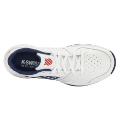Best Sale Court Express Clay Court Shoe Men - White, Dark Blue Clay Court Shoes