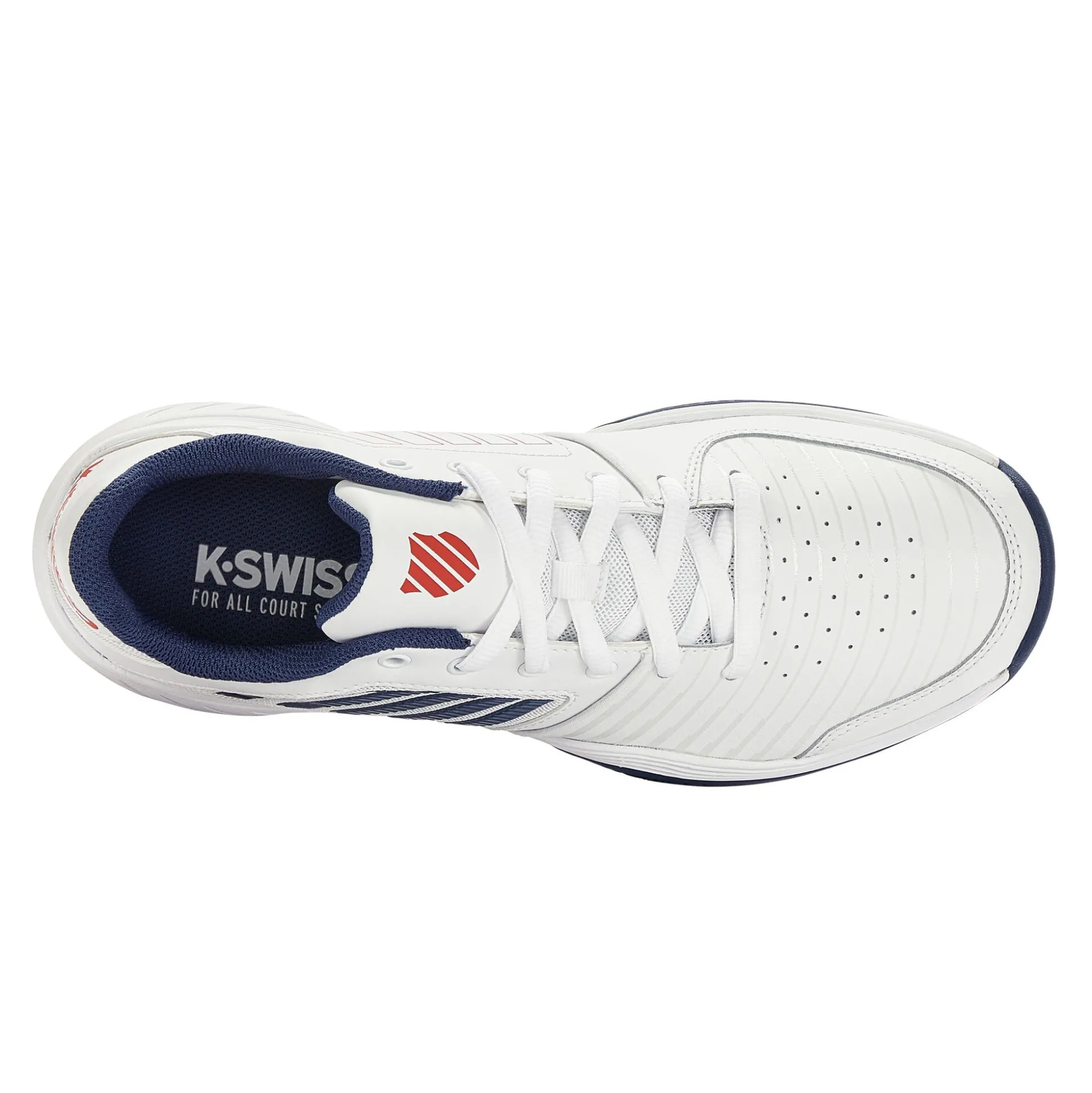 Best Sale Court Express Clay Court Shoe Men - White, Dark Blue Clay Court Shoes
