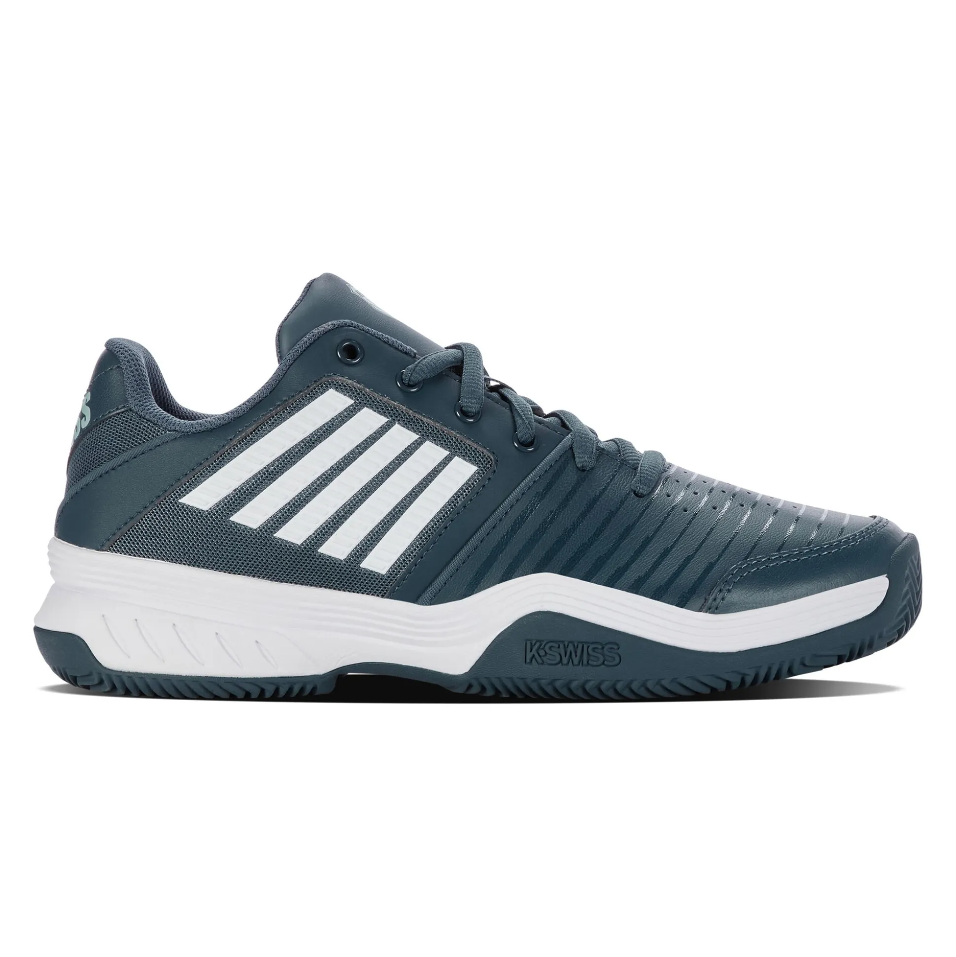 Fashion Court Express Clay Court Shoe Men - Petrol, White Clay Court Shoes