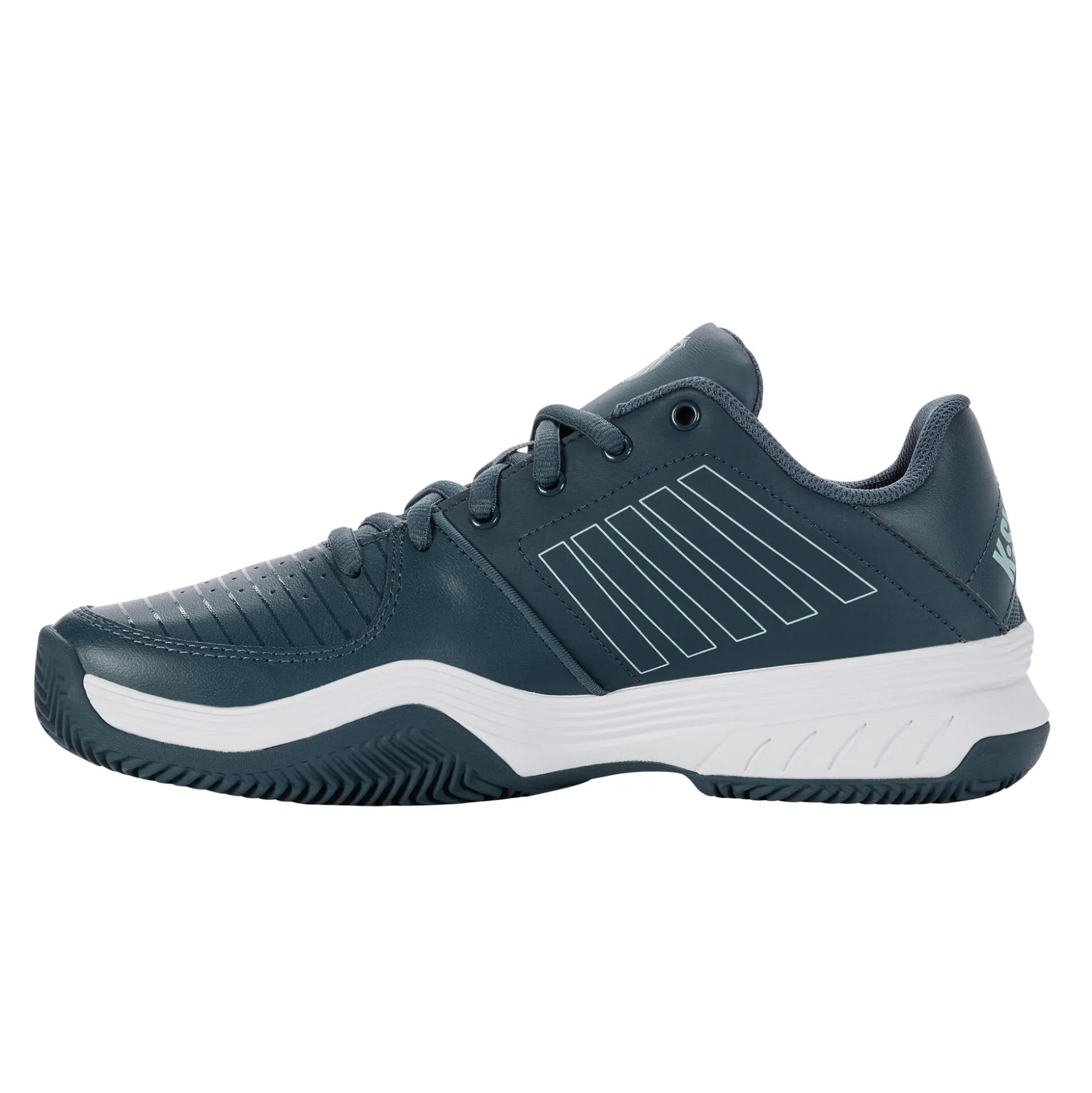 Fashion Court Express Clay Court Shoe Men - Petrol, White Clay Court Shoes