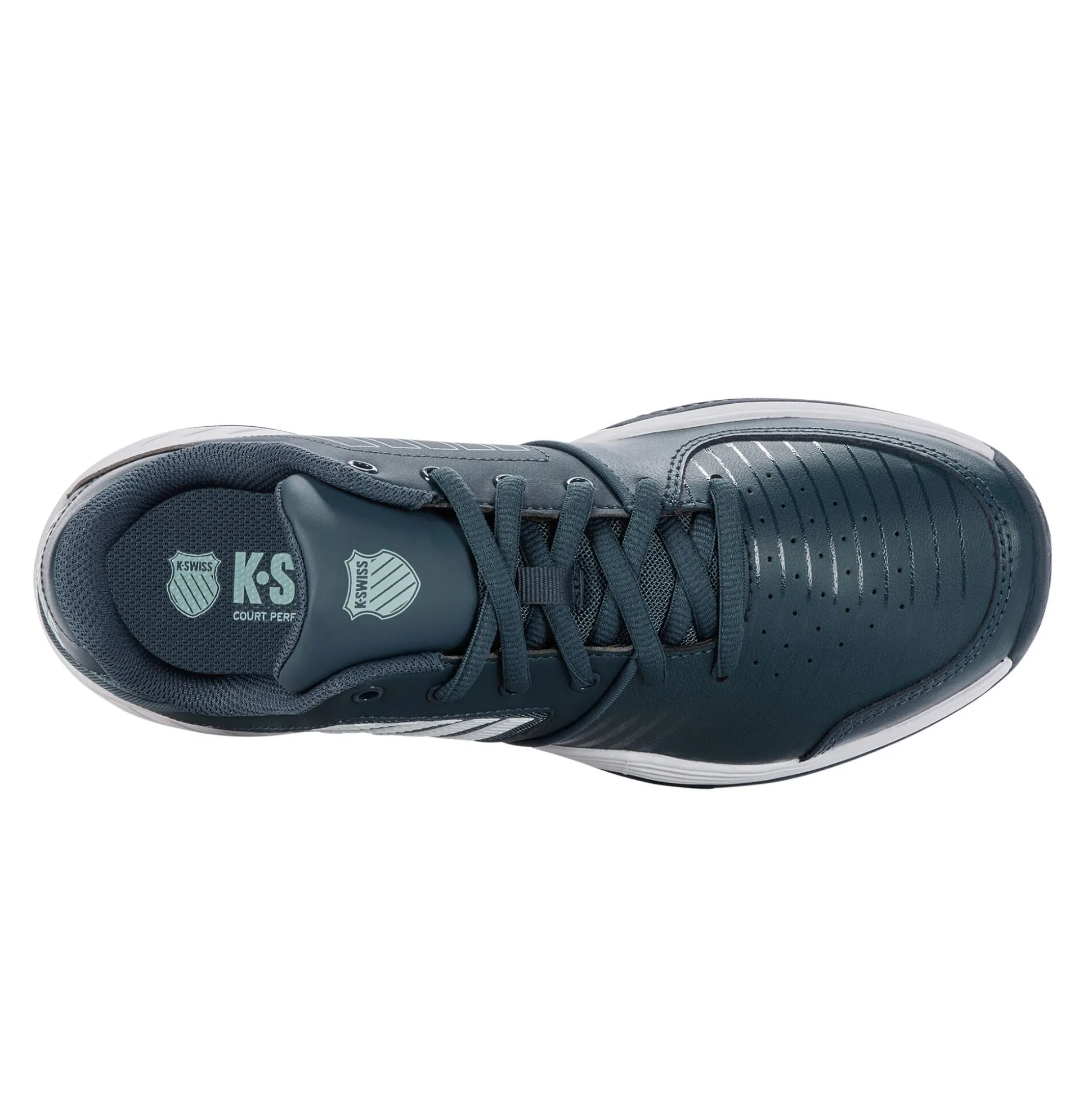 Fashion Court Express Clay Court Shoe Men - Petrol, White Clay Court Shoes