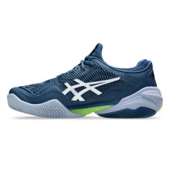 Hot Court FF 3 Clay Court Shoe Men - Dark Blue, Neon Yellow Clay Court Shoes