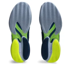 Hot Court FF 3 Clay Court Shoe Men - Dark Blue, Neon Yellow Clay Court Shoes