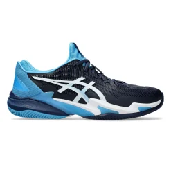 Cheap Court FF 3 Clay Novak Clay Court Shoe Men - Blue, White Clay Court Shoes