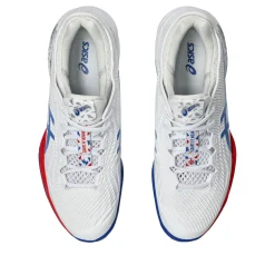 New Court FF 3 Clay Novak Clay Court Shoe Men - White, Blue Clay Court Shoes
