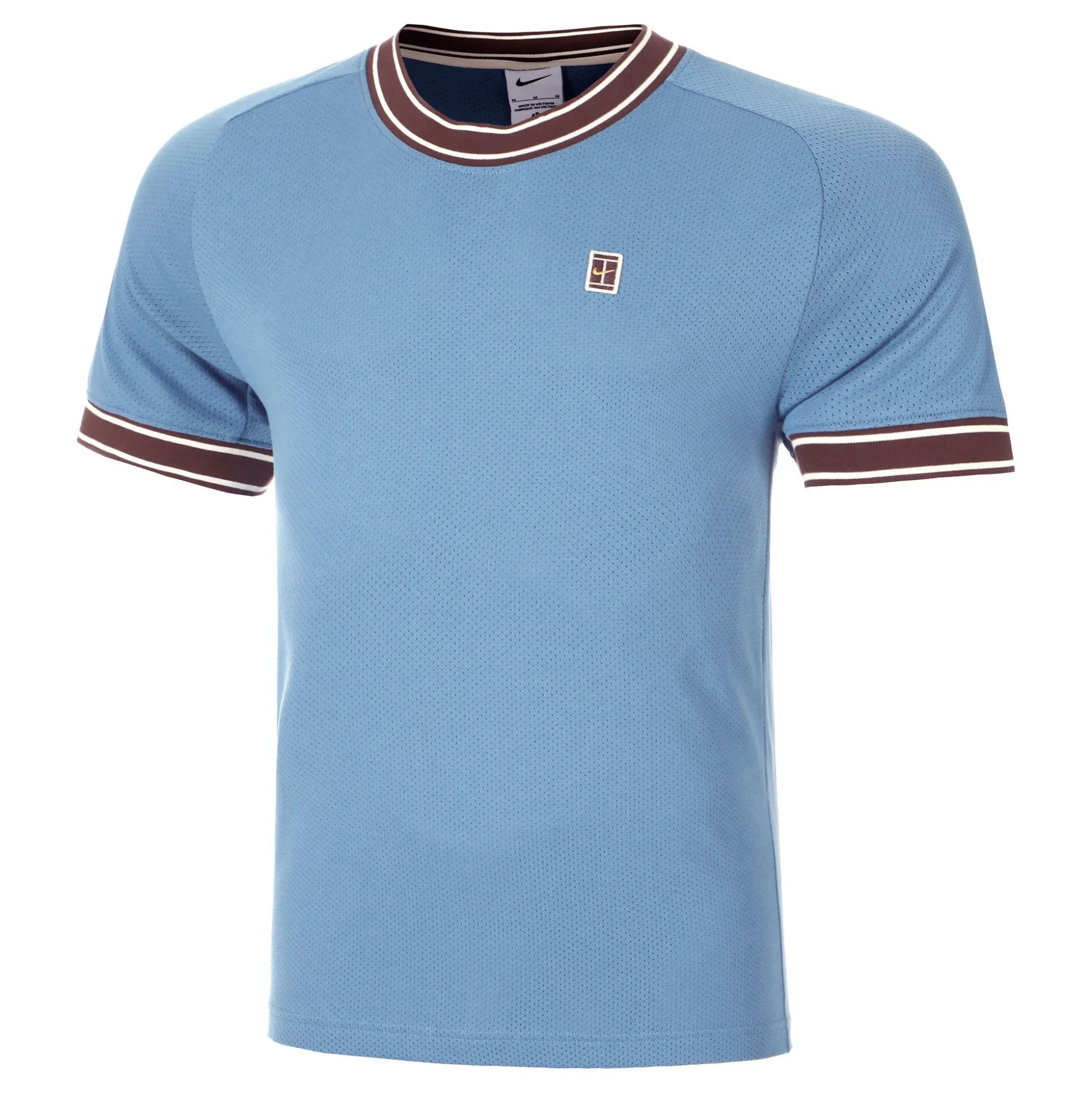 Discount Court Heritage T-Shirt Men - Light Blue, Brown Shirts