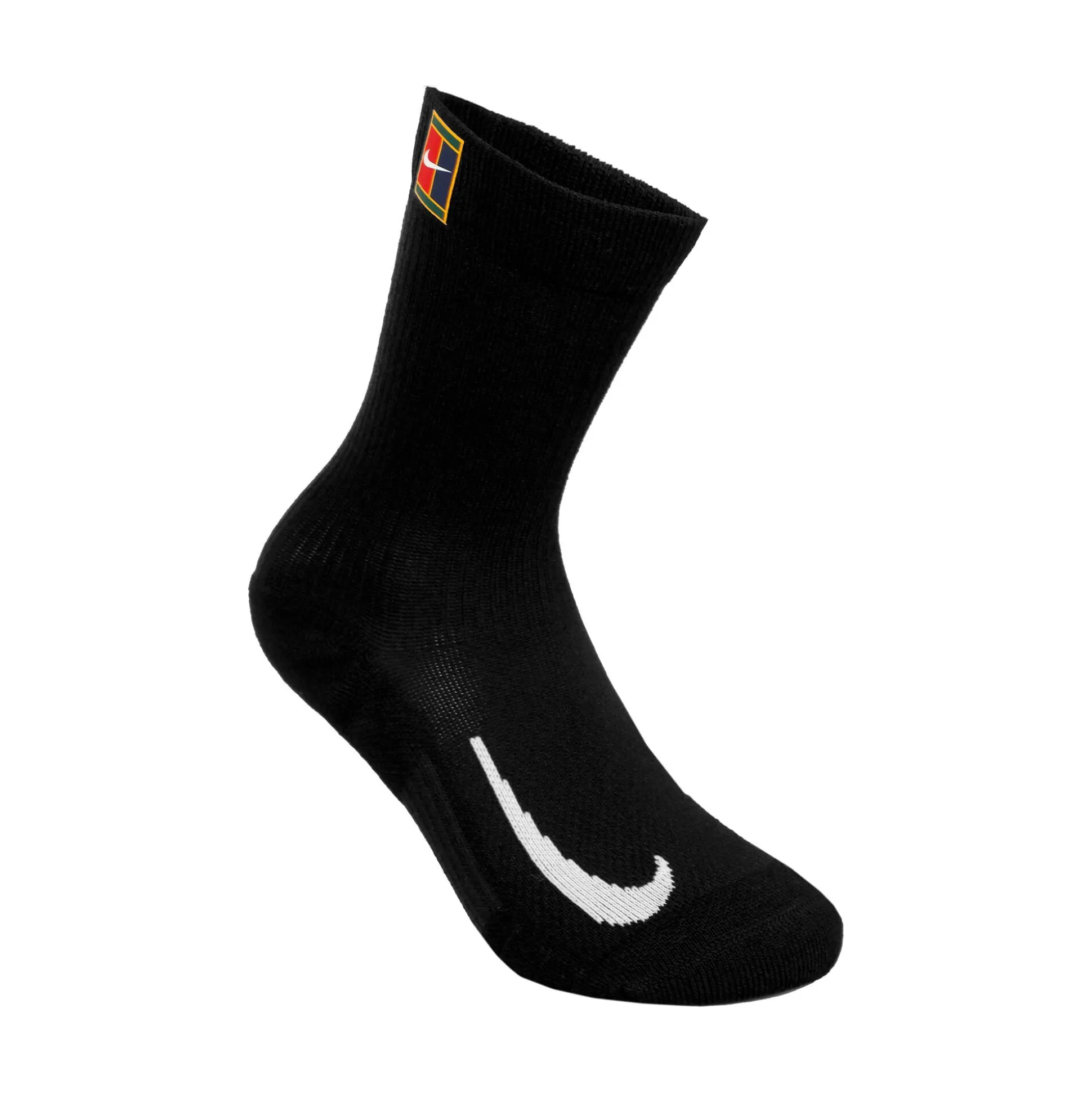 Cheap Court Multiplier Cushioned Tennis Socks 2 Pack - Black, White Socks