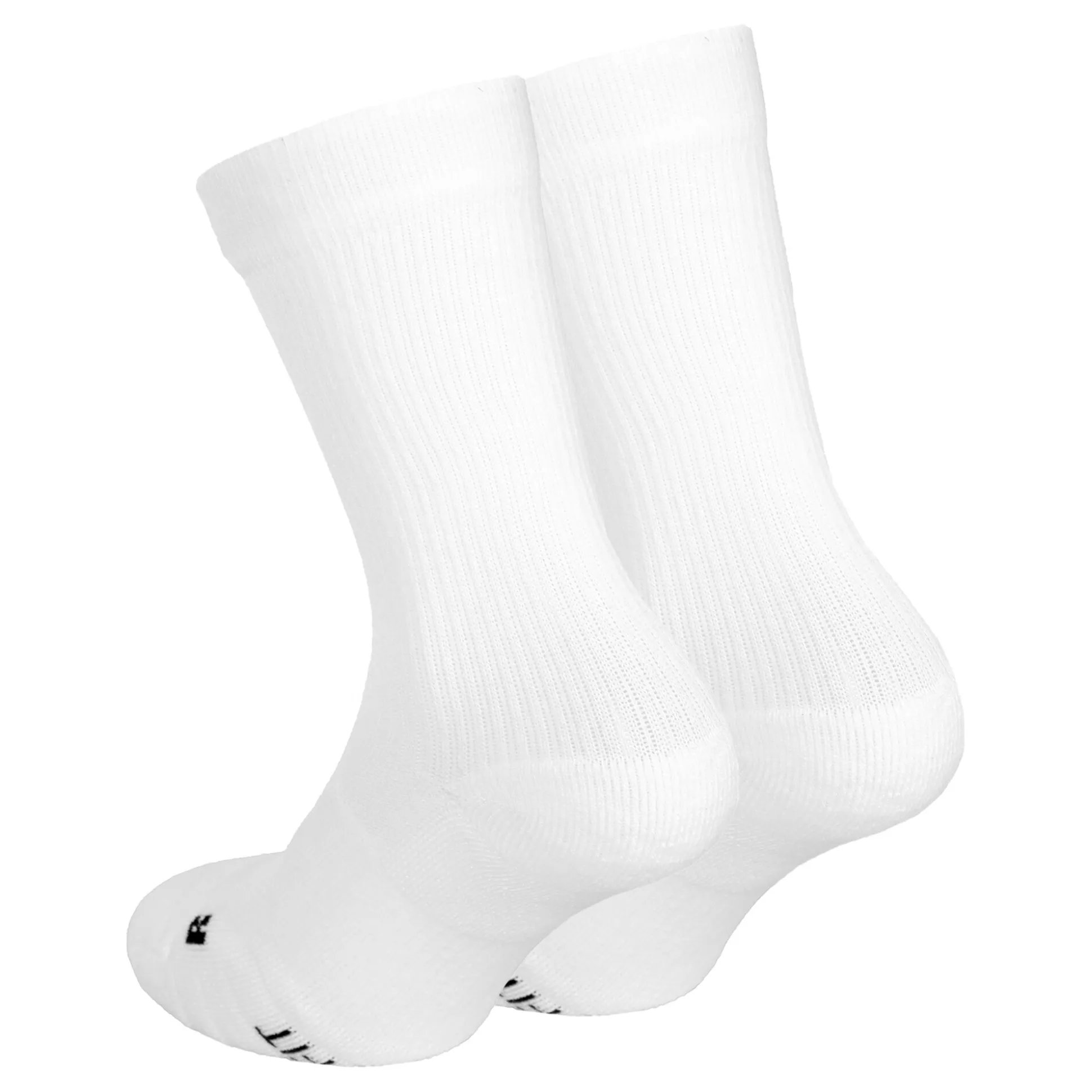 Shop Court Multiplier Cushioned Tennis Socks 2 Pack - White, Black Socks