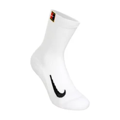 Shop Court Multiplier Cushioned Tennis Socks 2 Pack - White, Black Socks