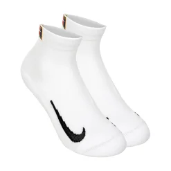 Cheap Court Multiplier Max Sports Socks 2 Pack - White, Black Socks
