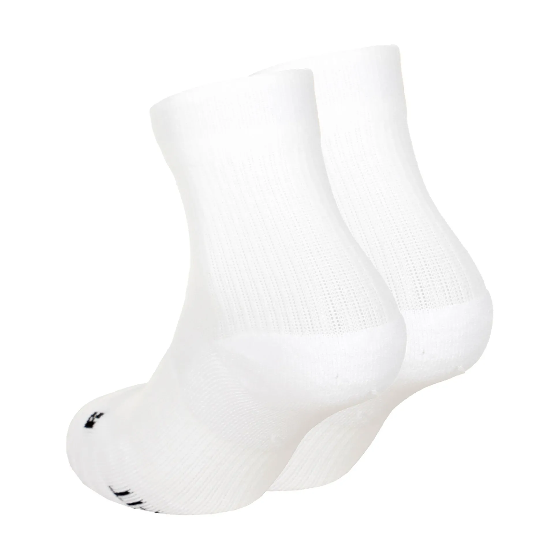 Cheap Court Multiplier Max Sports Socks 2 Pack - White, Black Socks