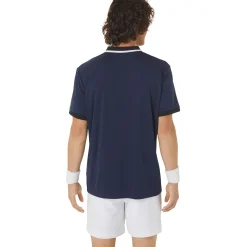 Flash Sale Court Polo Men - Dark Blue, Black Shirts