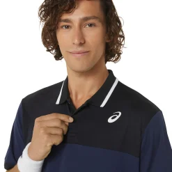 Flash Sale Court Polo Men - Dark Blue, Black Shirts