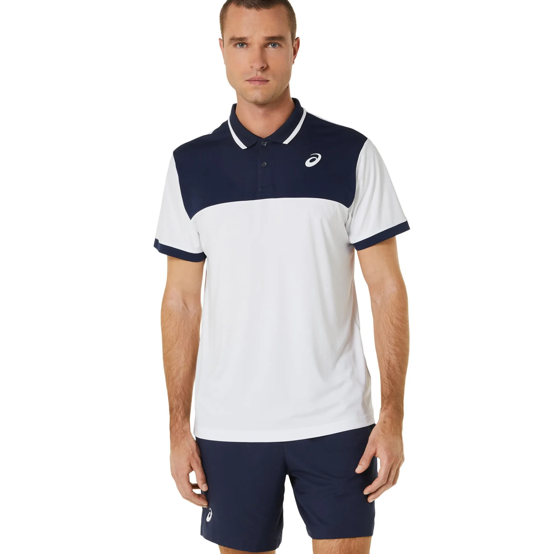 Clearance Court Polo Men - White, Dark Blue Shirts