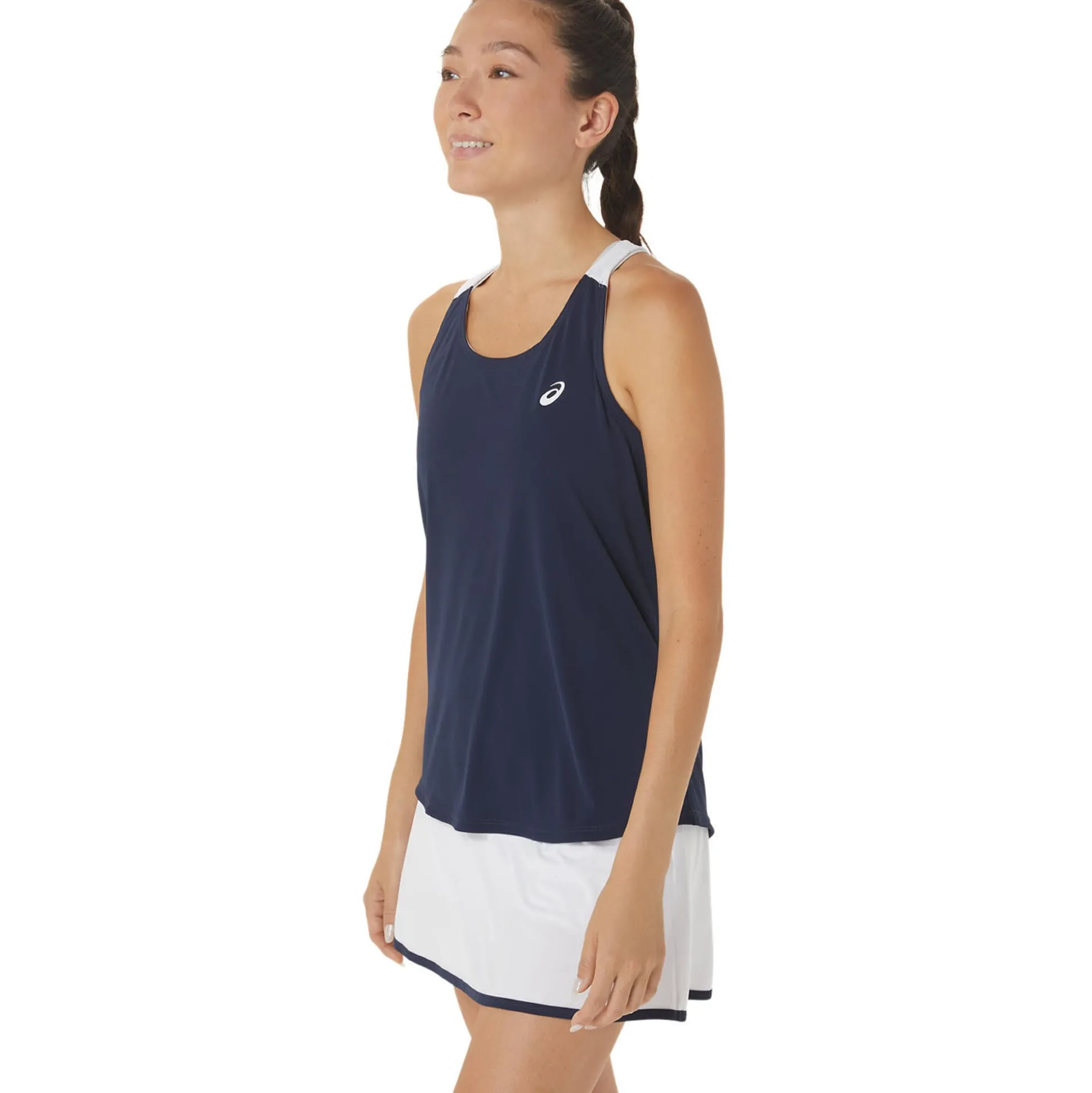Flash Sale Court Tank Top Women - Dark Blue, White Tops