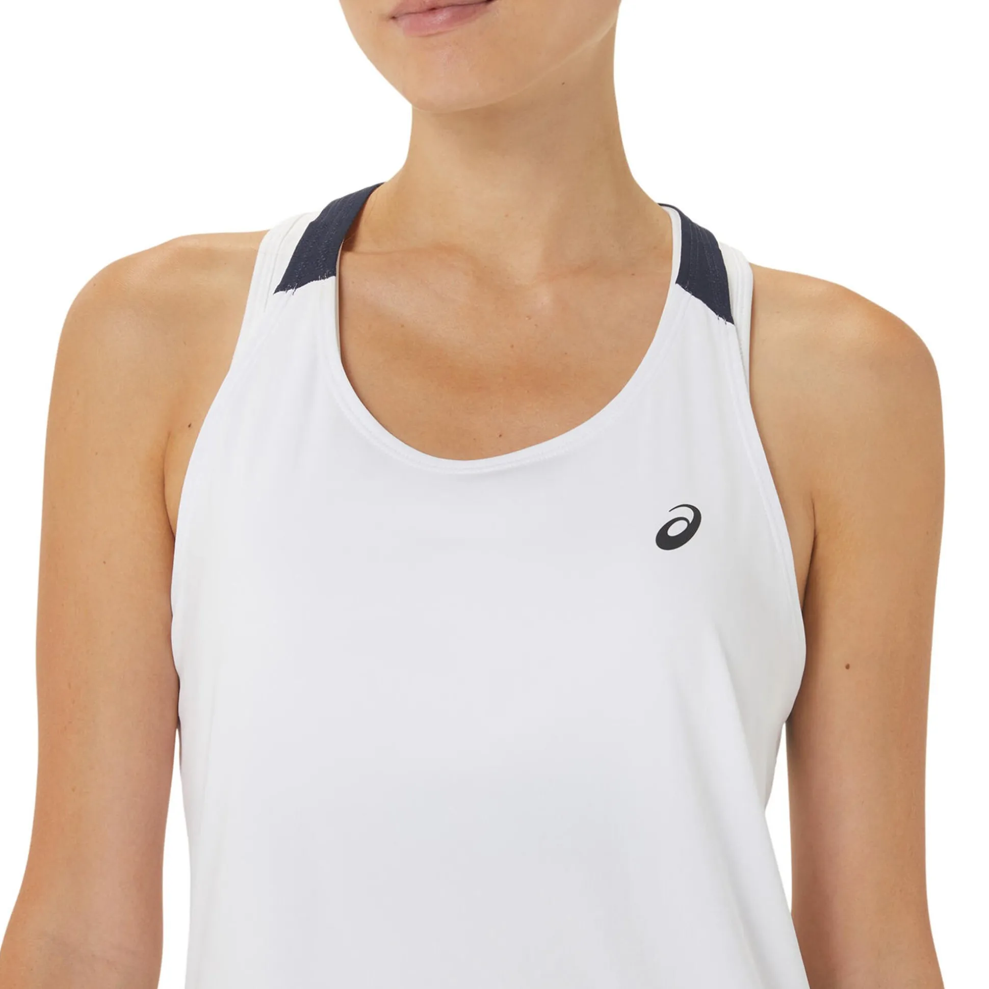 Cheap Court Tank Top Women - White, Dark Blue Tops