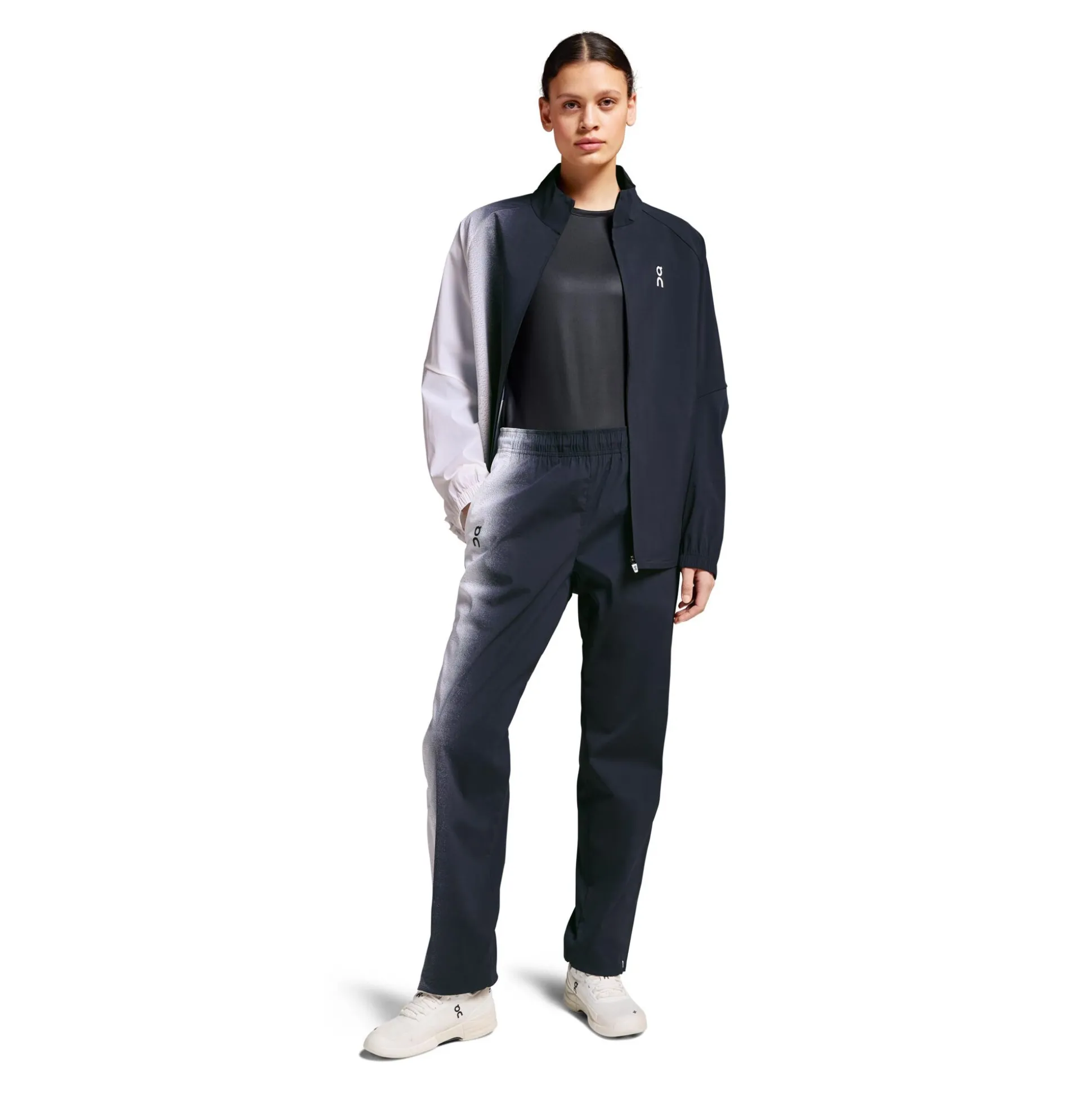 Outlet Court Training Pants Women - Black, White Pants