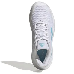 Store CourtJam Control Carpet Shoe Women - White, Turquoise Carpet Shoes