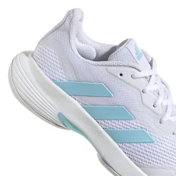 Store CourtJam Control Carpet Shoe Women - White, Turquoise Carpet Shoes