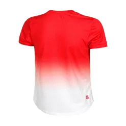 Fashion Crew Gradiant Junior T-Shirt Girls - Red, White Shirts