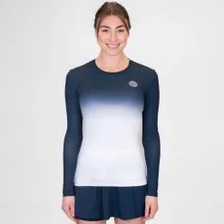 Store Crew Gradiant Long Sleeve Women - Dark Blue, White Shirts