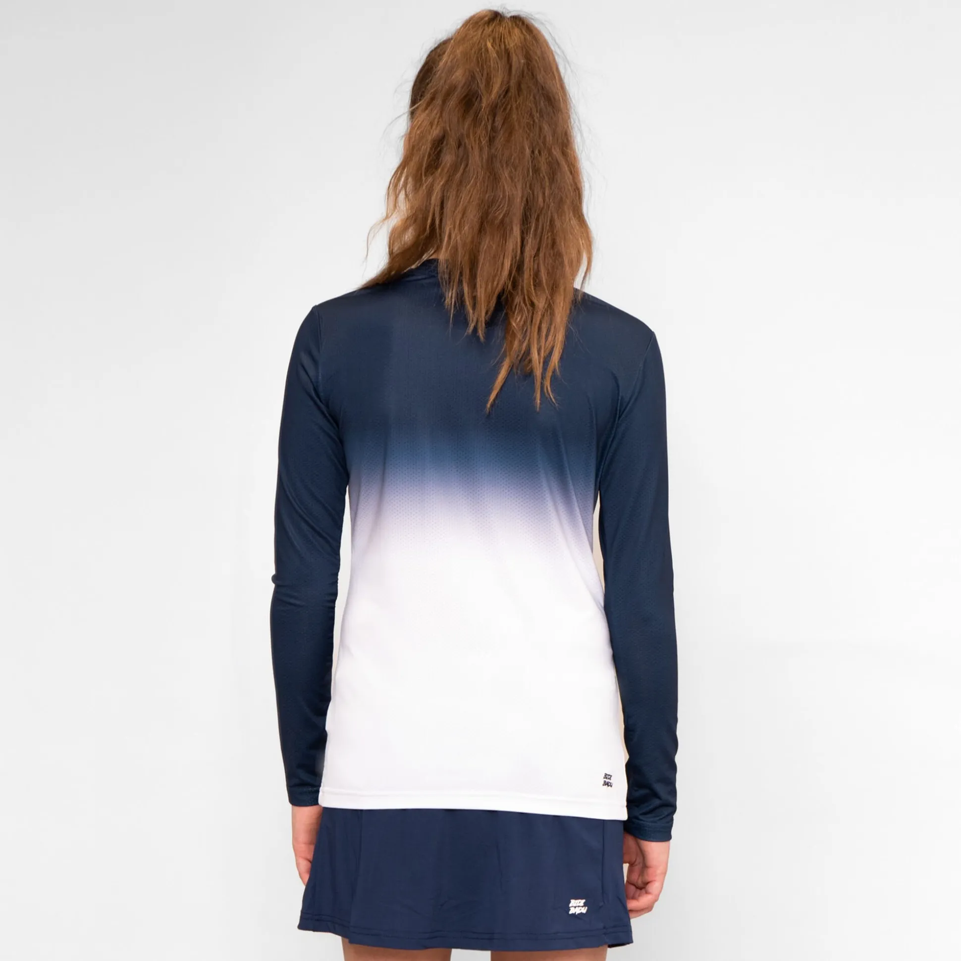 Cheap Crew Gradiant Long Sleeve Girls - Dark Blue, White Shirts