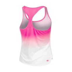 Best Crew Gradiant Tank Top Girls - Pink, White Tops