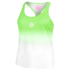 Outlet Crew Gradiant Tank Top Women - Neon Green, White Tops