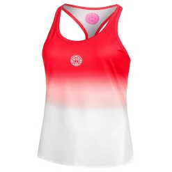Fashion Crew Gradiant Tank Top Women - Red, White Tops
