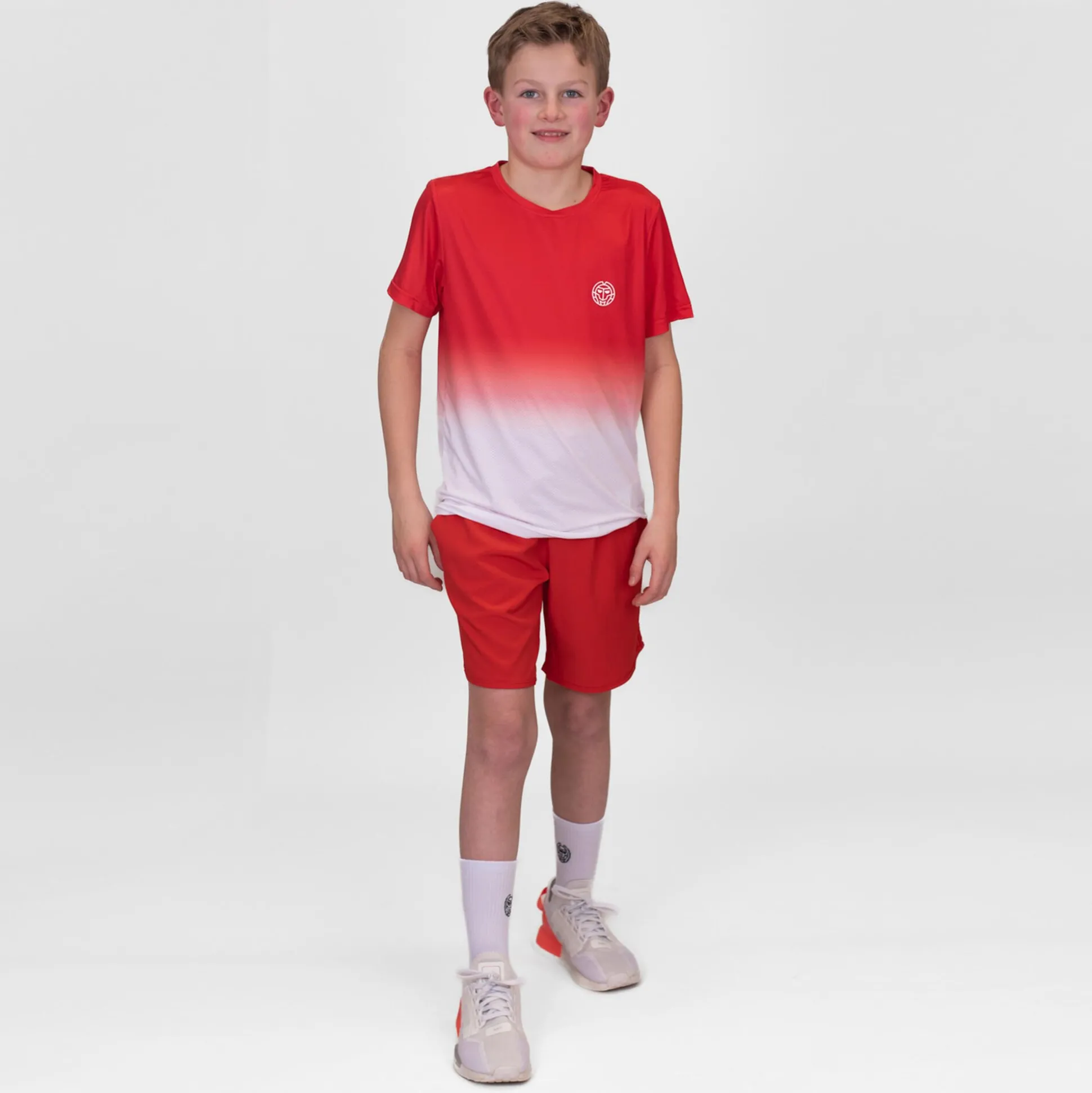 Best Sale Crew Gradiant T-Shirt Boys - Red, White Shirts