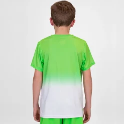 Cheap Crew Gradiant T-Shirt Boys - Neon Green, White Shirts