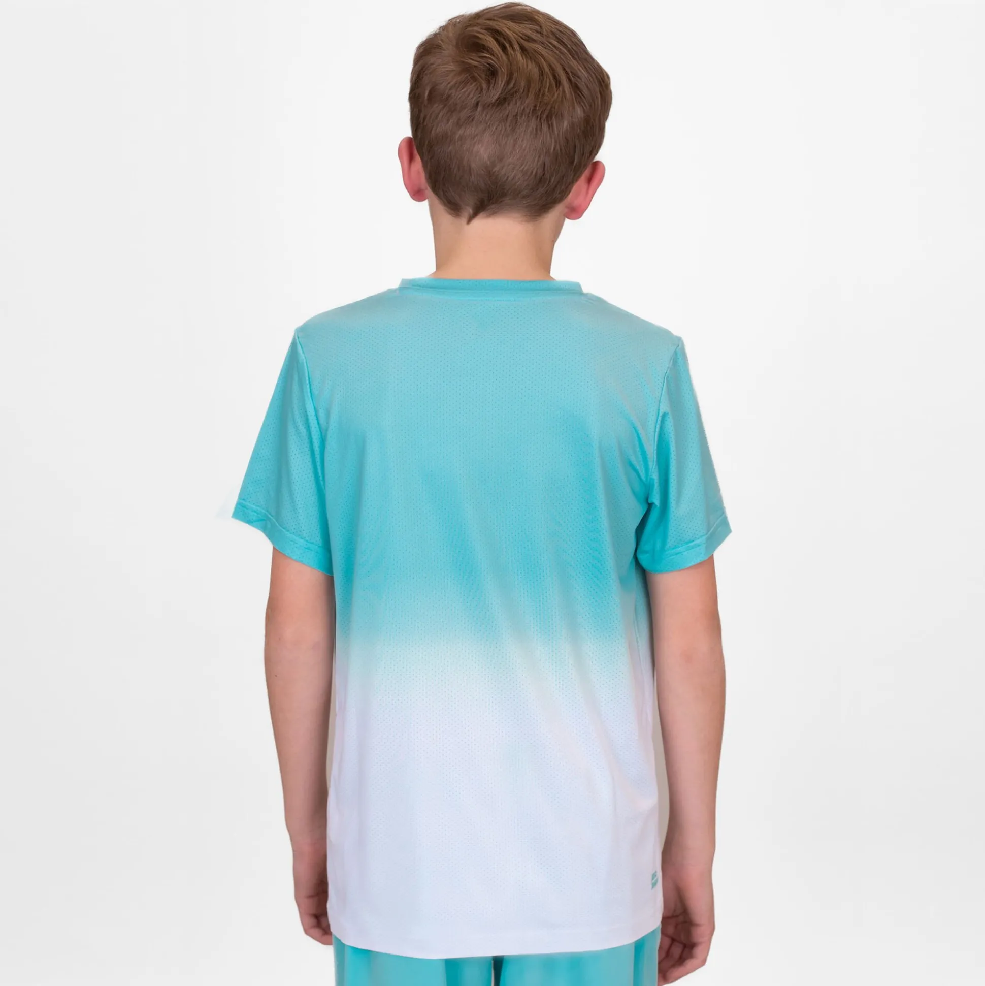 Best Sale Crew Gradiant T-Shirt Boys - Turquoise, White Shirts