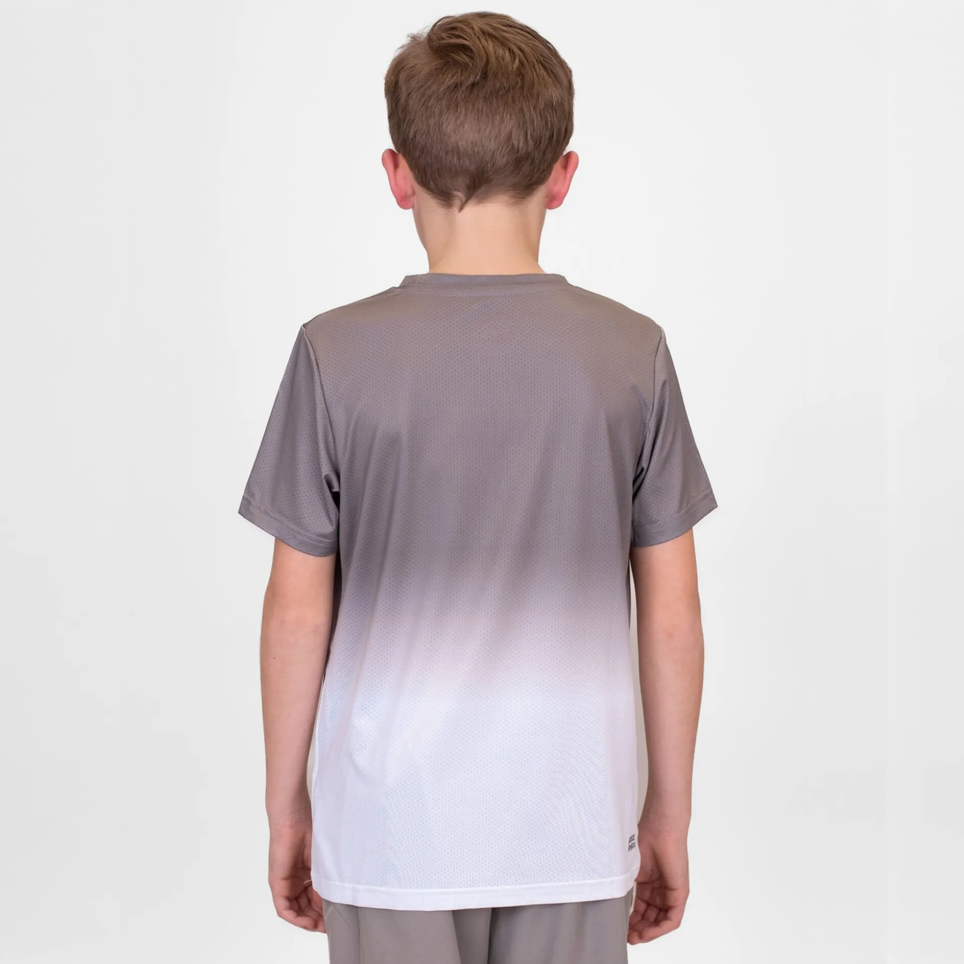 New Crew Gradiant T-Shirt Boys - Grey, White Shirts