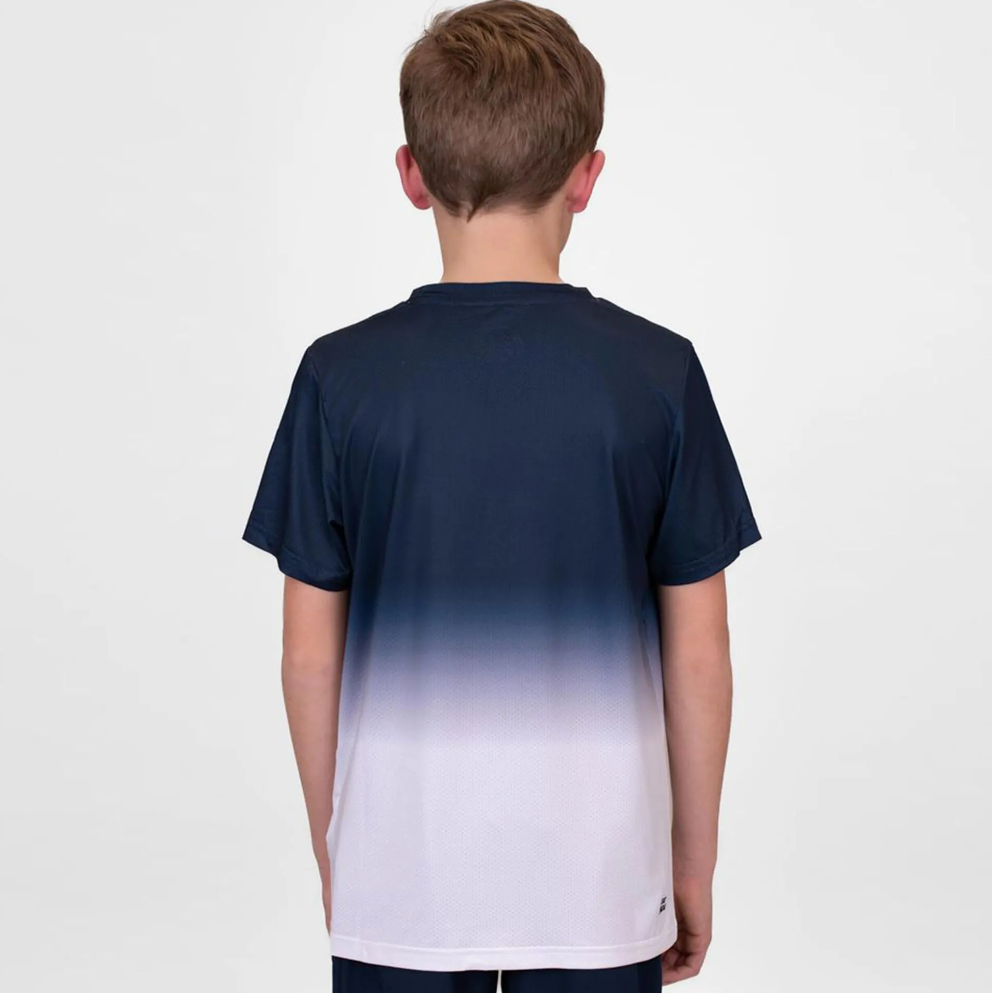Clearance Crew Gradiant T-Shirt Boys - Dark Blue, White Shirts