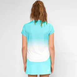 New Crew Gradiant T-Shirt Girls - Turquoise, White Shirts