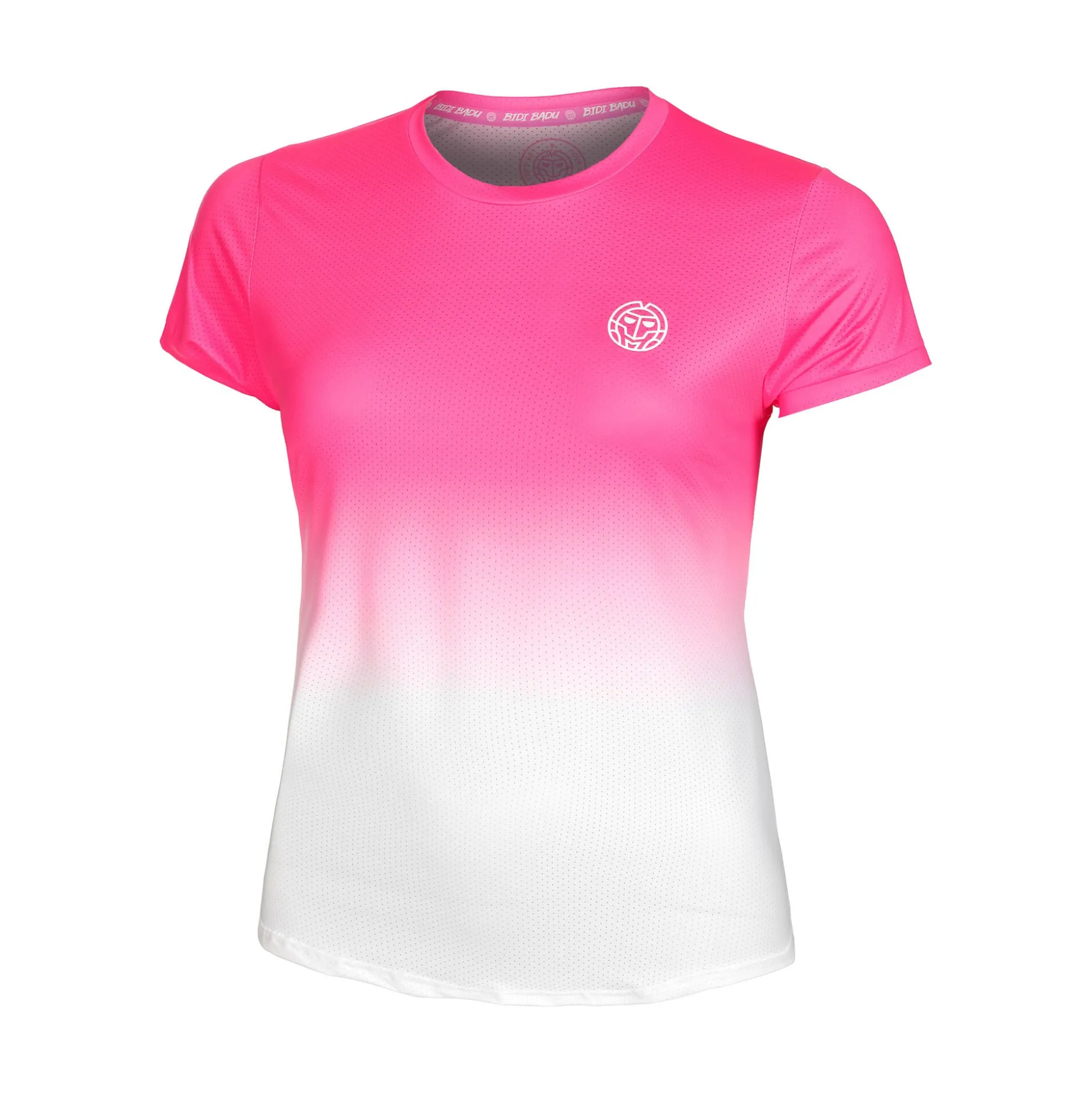 Discount Crew Gradiant T-Shirt Girls - Pink, White Shirts