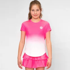 Discount Crew Gradiant T-Shirt Girls - Pink, White Shirts