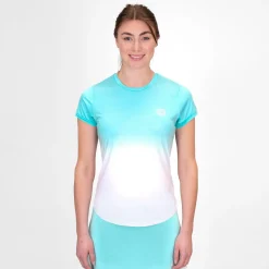 Hot Crew Gradiant T-Shirt Women - Turquoise, White Shirts