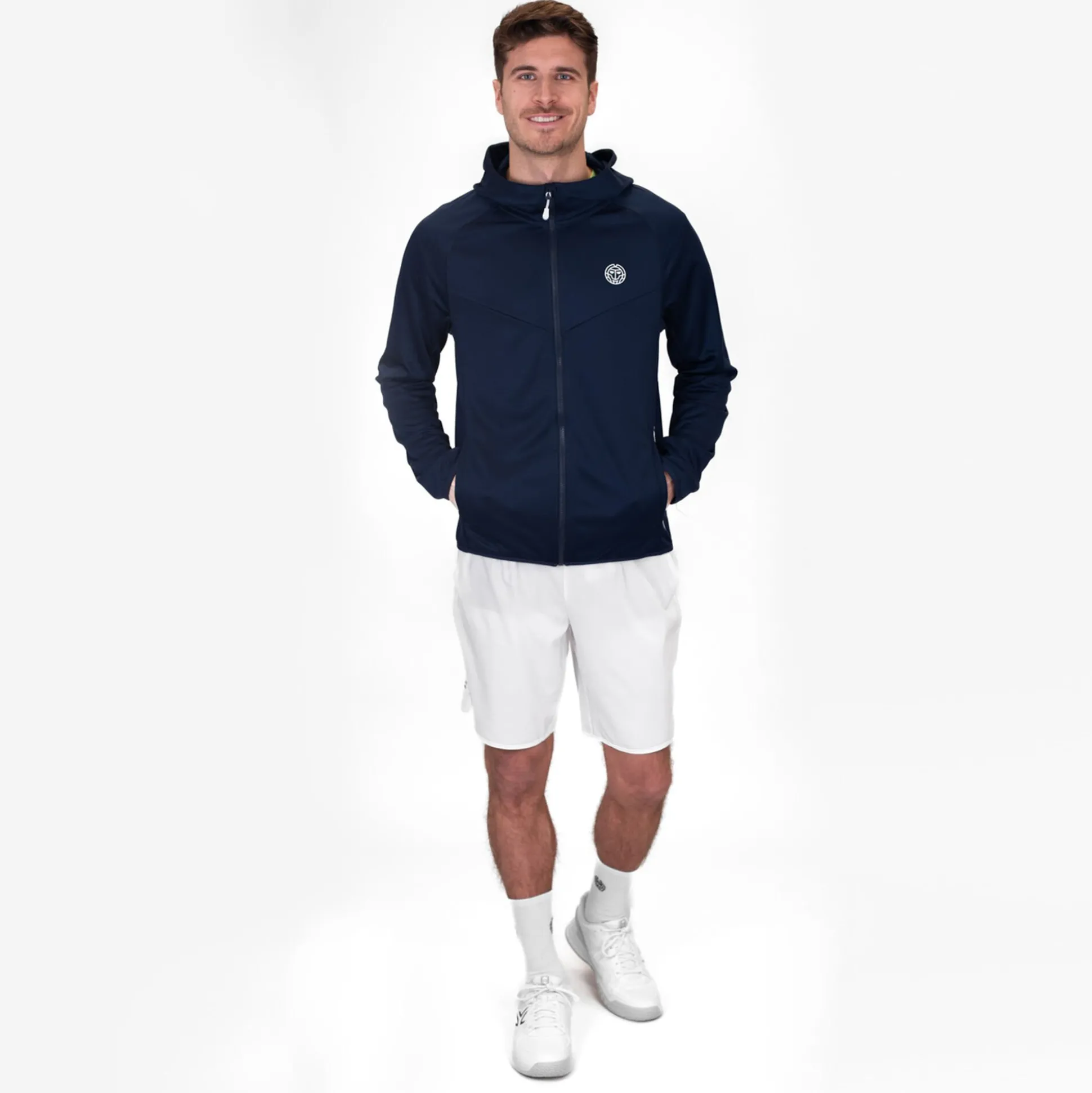 Hot Crew Hood Training Jacket Men - Dark Blue Jackets