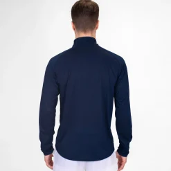 Best Sale Crew Long Sleeve Men - Dark Blue Shirts
