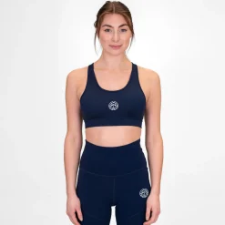 Outlet Crew Medium Support Sports Bras Women - Dark Blue Sports Bras